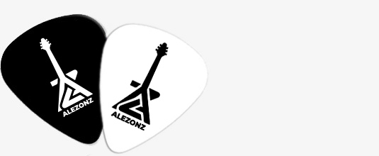 plettri personalizzati Alessandro Zonzini